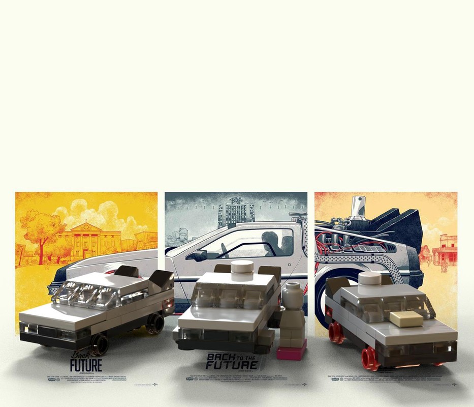 Lego Back to the Future Delorean