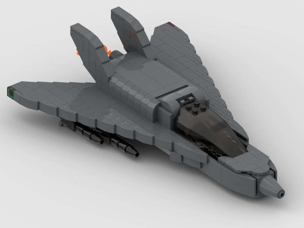 Lego Fighter plane / military plane / minifig scale plane