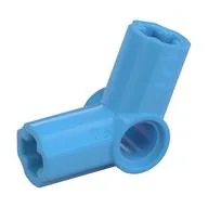 Technic Axle and Pin Connector Angled #5 - 112.5° / Medium Blue
