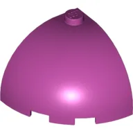 Brick Round Corner 3 x 3 x 2 Dome Top / Magenta