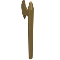 Weapon Halberd / Axe / Pearl Gold