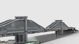 Brooklyn Bridge at 1/650th Scale