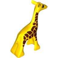 Lego Duplo Animal Giraffe Baby, Dense Spot Print / Yellow