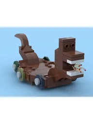 Brick-built Viking Longship
