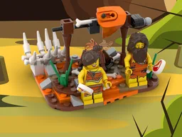 A hunter's meal - Caveman