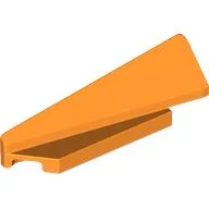 Brick Wedged, Sloped 1 x 5 x 1 1/3 Left / Orange