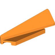 Lego Brick Wedged, Sloped 1 x 5 x 1 1/3 Left / Orange