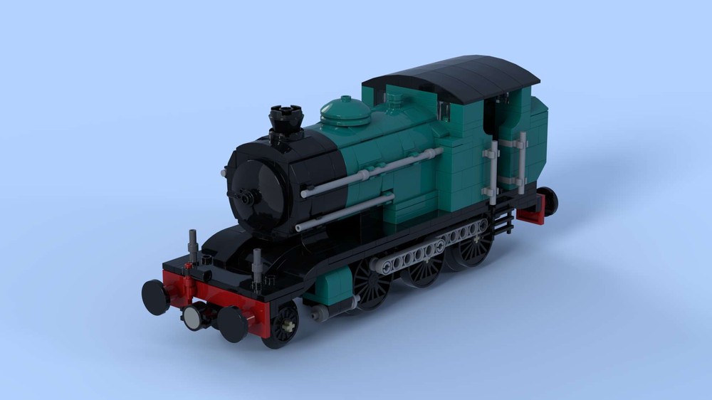 Lego Custom 2-6-0 Steam Locomotive