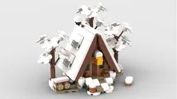 Mini 21338 A-Frame Cabin