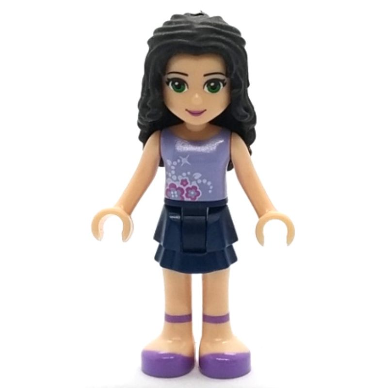 Lego Emma - Lavender Top, Dark Blue Skirt