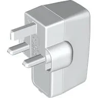 Electric Adapter / Transformer, USB, Type G (UK) / White