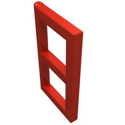 Window 1 x 2 x 3 Pane / Red