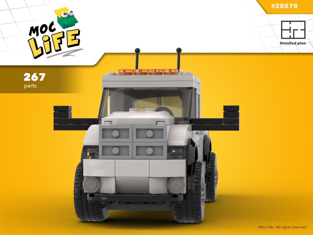 Lego Ram 2500 small bed extended cab