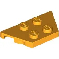 Wedge Plate 2 x 4 / Bright Light Orange