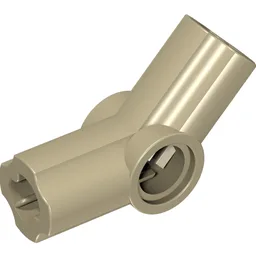 Technic Axle and Pin Connector Angled #4 - 135° / Dark Tan
