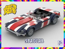 Austin Power's E-Type Jaguar, the "Shaguar"