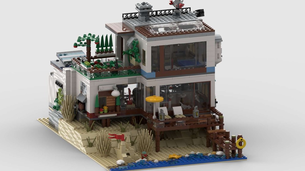 Lego Beach House on the dune
