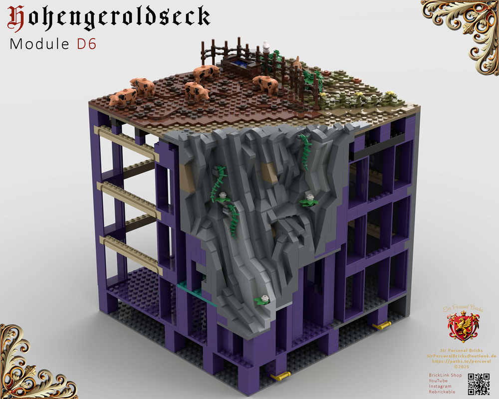 Lego D6 Castle Hohengeroldseck - Pig pen (Castle Part 1)
