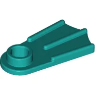 Minifig Footwear Flipper [Thick] / Dark Turquoise