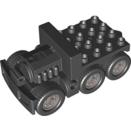 Lego Duplo Truck Base with Molded Engine 5 x 9 / Black
