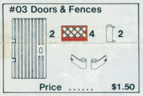 Lego Doors and Fences