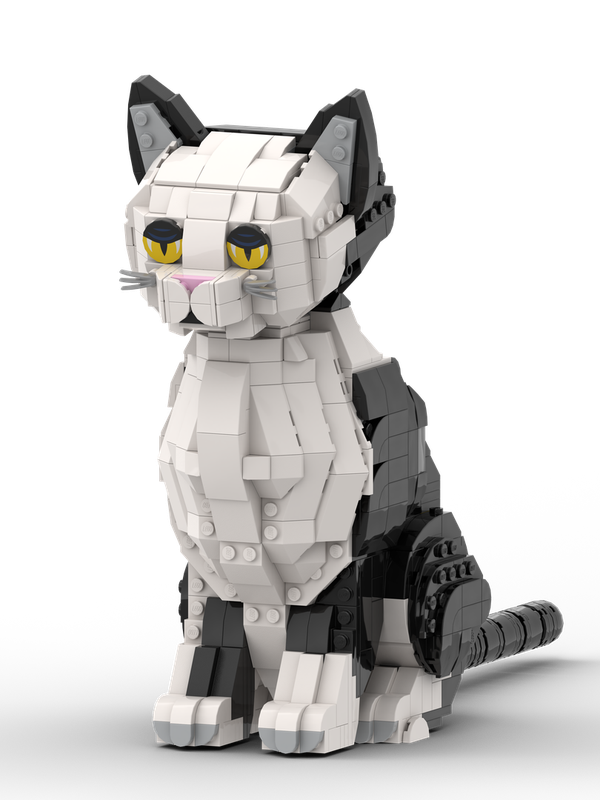 Lego Cat BW