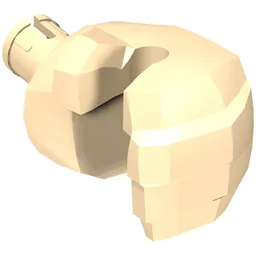 Hand Hulk - Left / Light Nougat
