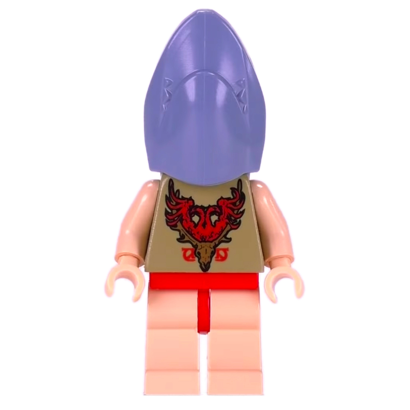 Lego Viktor Krum, Shark Head, Light Nougat Legs