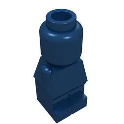 Microfig [Plain] / Dark Blue