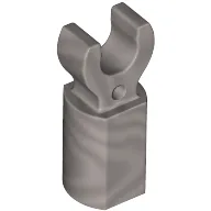 Bar Holder with Clip / Flat Silver