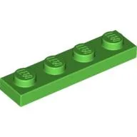 Plate 1 x 4 / Bright Green