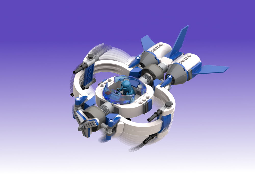 Lego Space Gyro Speeder