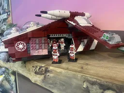 Coruscant guard gunship dual door slightly longer