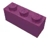 Brick 1 x 3 / Magenta