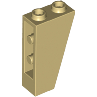 Lego Brick Sloped Inverted 75° 2 x 1 x 3 / Tan