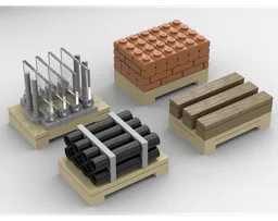 Construction Material Train Wagon