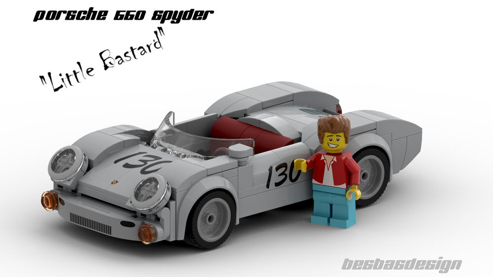 Lego Porsche 550 Spyder "Little Bastard"