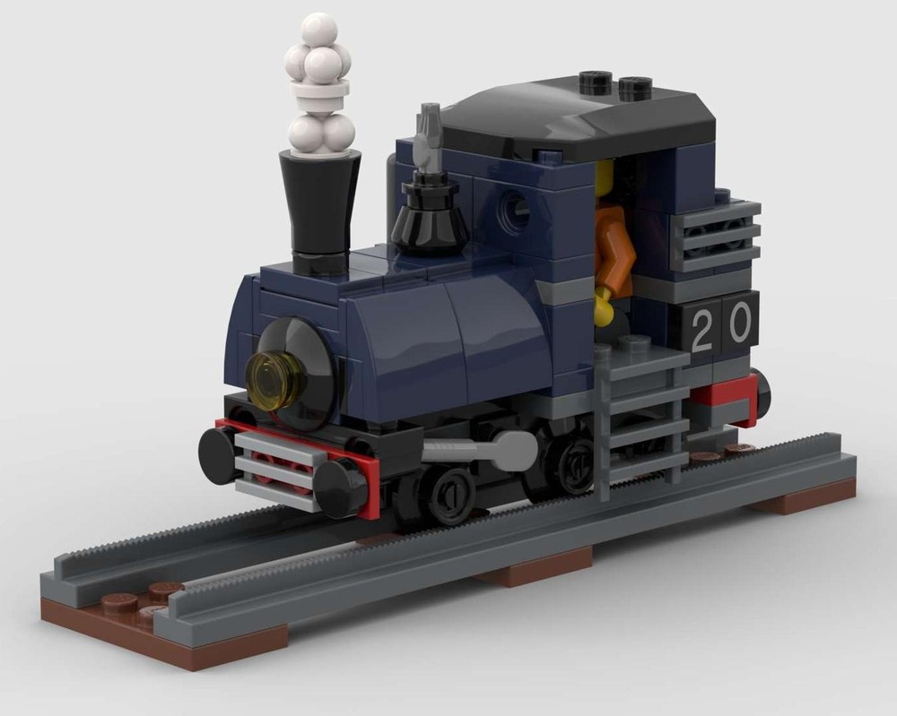 Lego Brickticks Engine Works NG Class 4 0-4-2ST Pug Locomotive