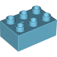 Duplo Brick 2 x 3 / Medium Azure