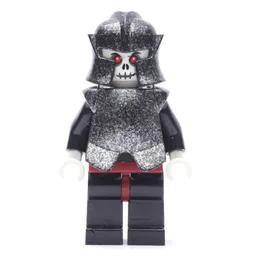 Skeleton Warrior Grimhelma, Speckle Black-Silver Armor and Helmet