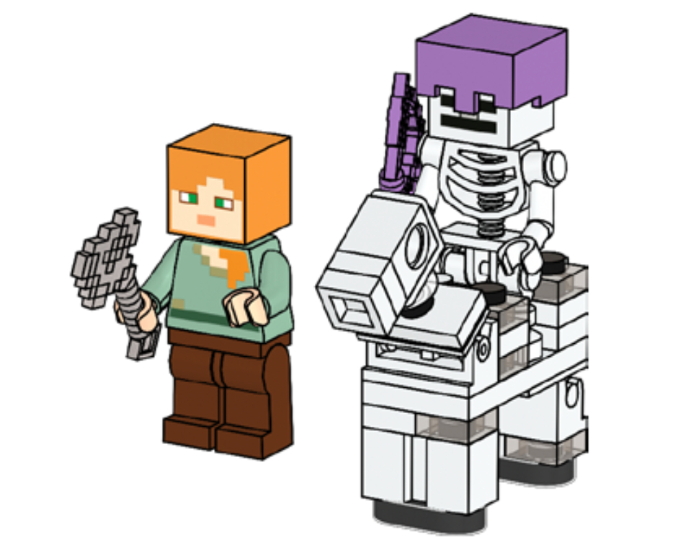 Lego Alex with Skeleton and Skeleton Horse