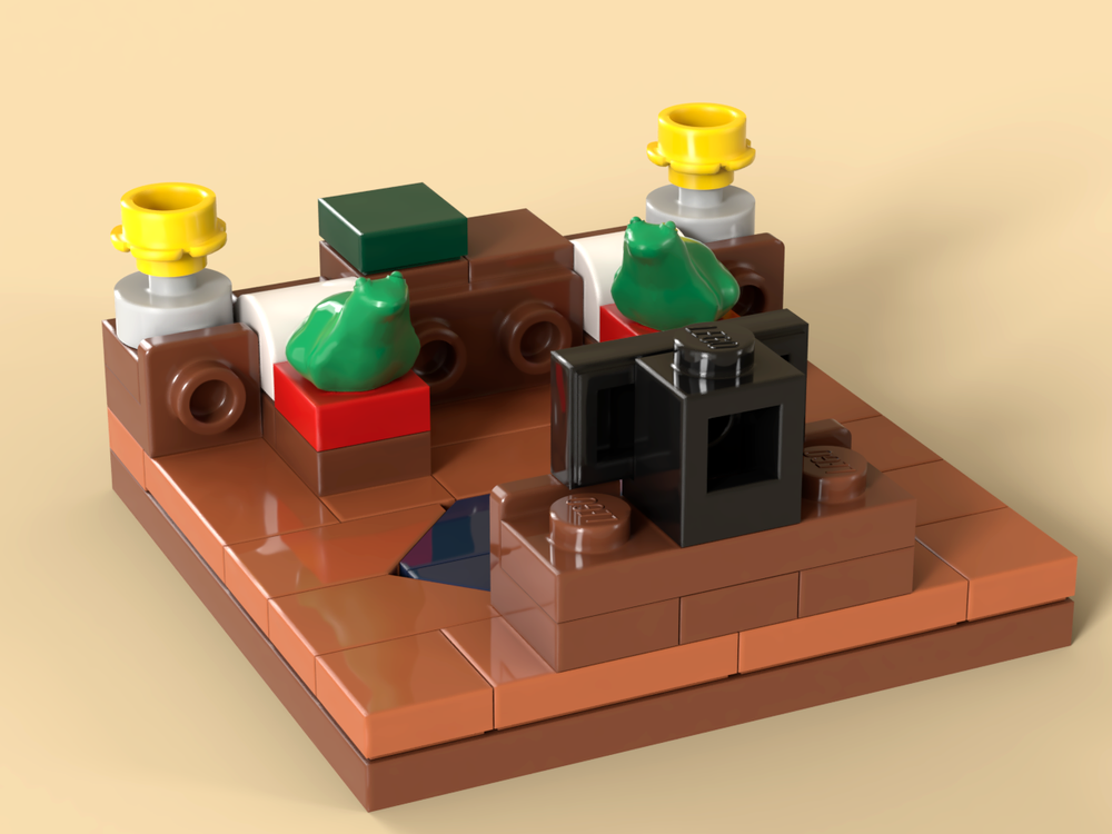 Lego Frog Master Bedroom