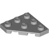 Wedge Plate 3 x 3 Cut Corner / Light Bluish Gray