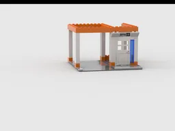 Orange Toll Booth (unfinished)