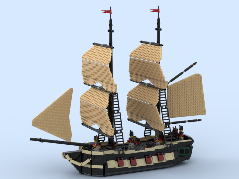 Lego HMS Crayfish 16 gun imperial sloop