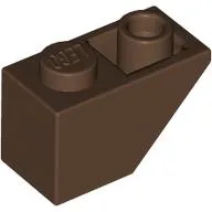 Brick Sloped Inverted 45° 2 x 1 / Brown