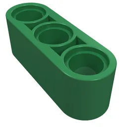 Technic Beam 1 x 3 Thick / Green
