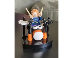 Minifig-scale Drum Kit