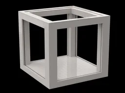 Lego display case with plexiglass windows