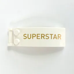 Windscreen 6 x 2 x 2 with Handle with Gold 'SUPERSTAR' Print